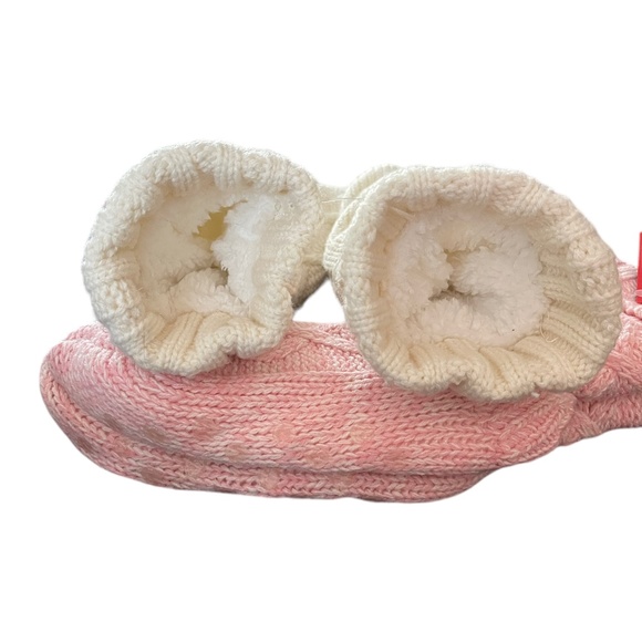 2 Pairs Joe Boxer Fleece lined Insulated Socks with Skid Dots on the Bottom NEW - Picture 11 of 12